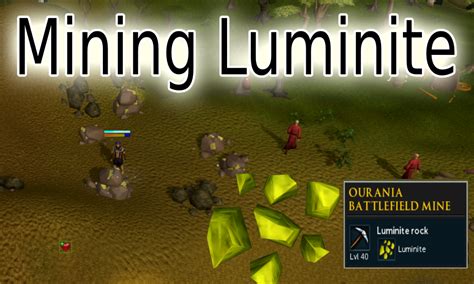 Can be mined in the following locations Dwarven Mines. . Luminite injector rs3